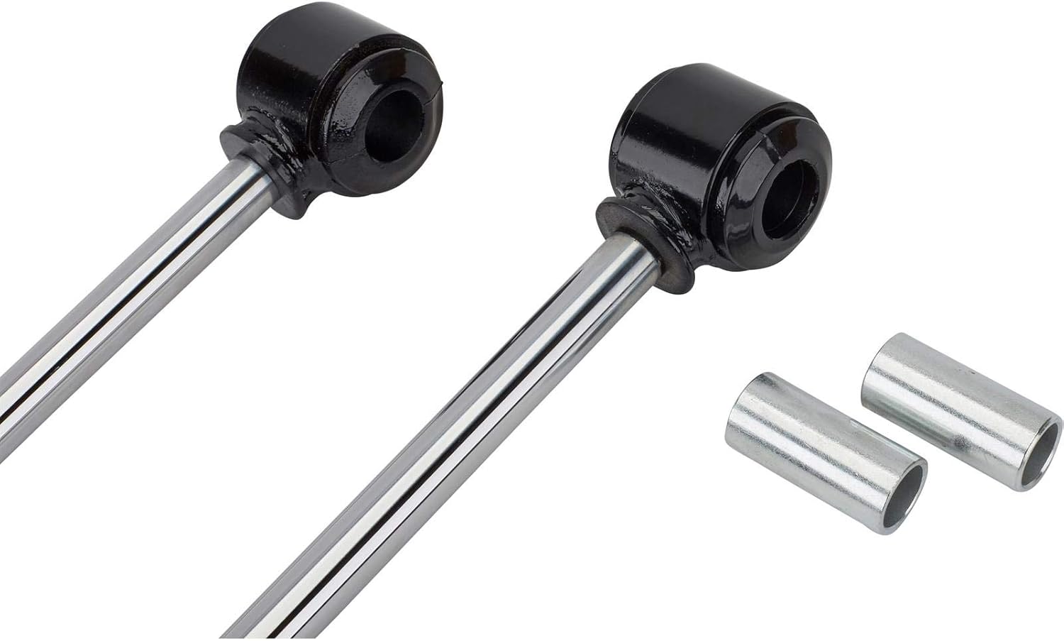 Speedway Short Gas-Filled Tube Shocks, Black Painted w/Studs