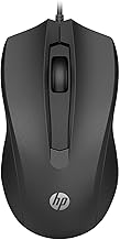 HP Wired Mouse 105 - Optical - Cable - USB Type A - 1600 dpi - 3 Buttons - Symmetrical