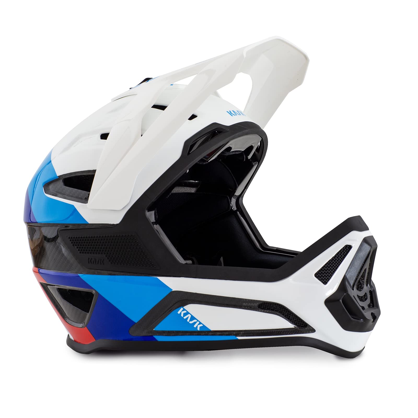 KASK Defender Bike Helmet I Enduro, Downhill & BMX Full-Face Lightweight Bike Helmet with Adjustable Visor - Blue - XL