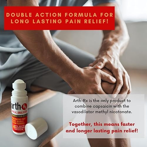 Miniatura 3 de Analgésico tópico para aliviar el dolor con capsaicina para aliviar el dolor penetrante profundo, capsaicina cálida para aliviar el dolor de