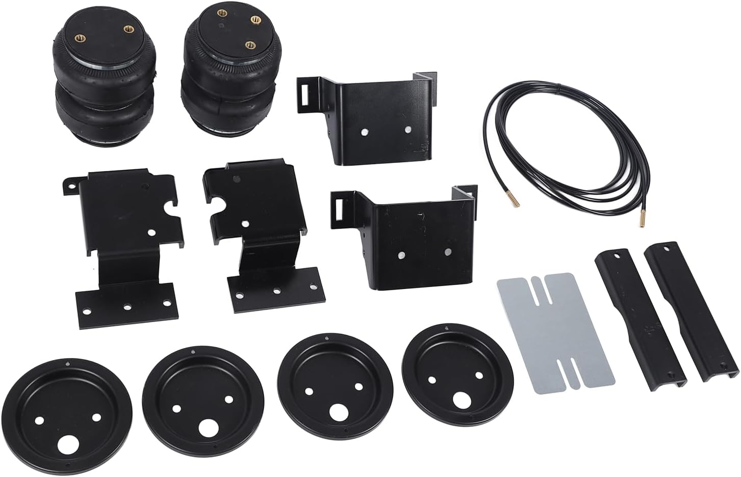 ボルトオンエアサスキット LUXURY | airforce Suspension japan エアフォースサスペンション ジャパン  エアサスペンションキット、エアリフト57338対応メタルエアトウリーフスプリングレベリングキット、5000ポンド耐荷重エアサスペンシ