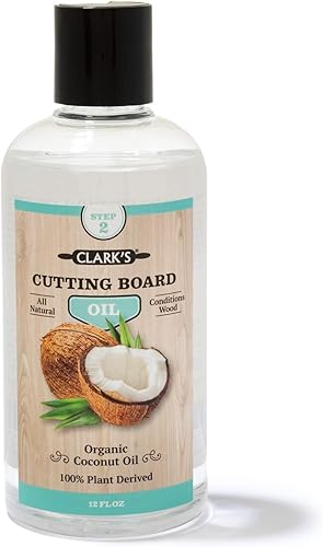 Miniatura 1 de Aceite de tabla de cortar de coco, fabricado con aceite de coco refinado para encimeras de cocina, bloques de carnicero, cuencos de madera y