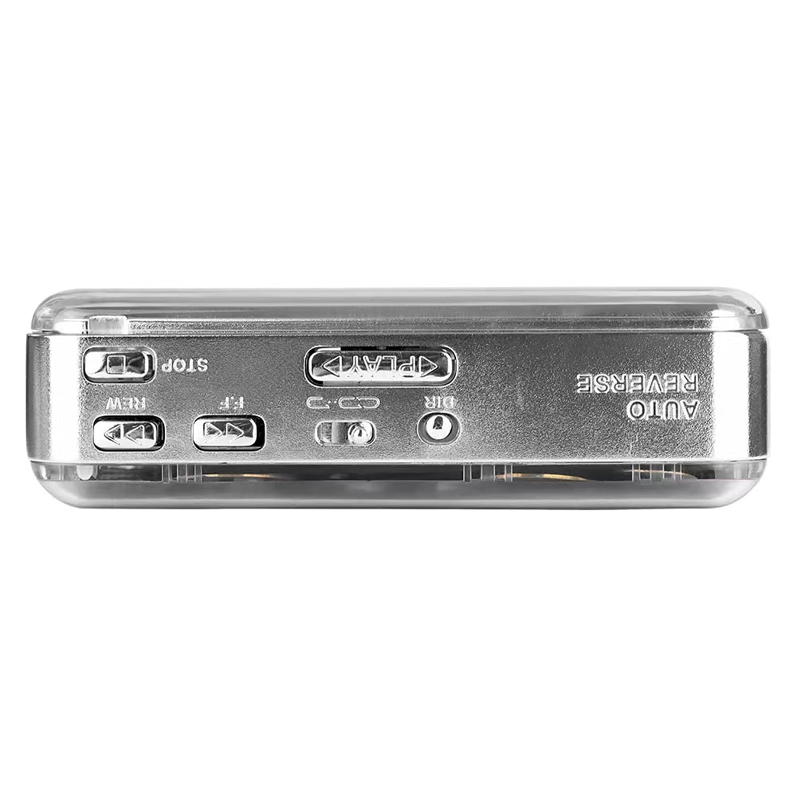 Clear Deck - Convertitore di file MP3, unità USB, dispositivo audio stereo portatile, accessorio per altoparlanti USB, copertura per cassette