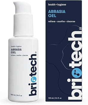 BRIOTECH Abrasia Gel, Hypochlorous Acid Cleanser, Hydrogel, 3.4 oz