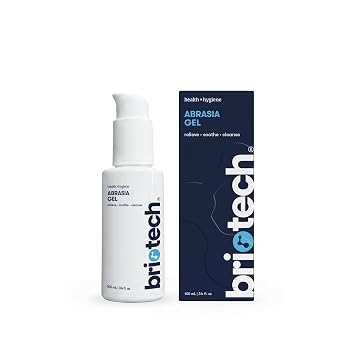 BRIOTECH Abrasia Gel, Hypochlorous Acid Cleanser, Hydrogel, 3.4 oz