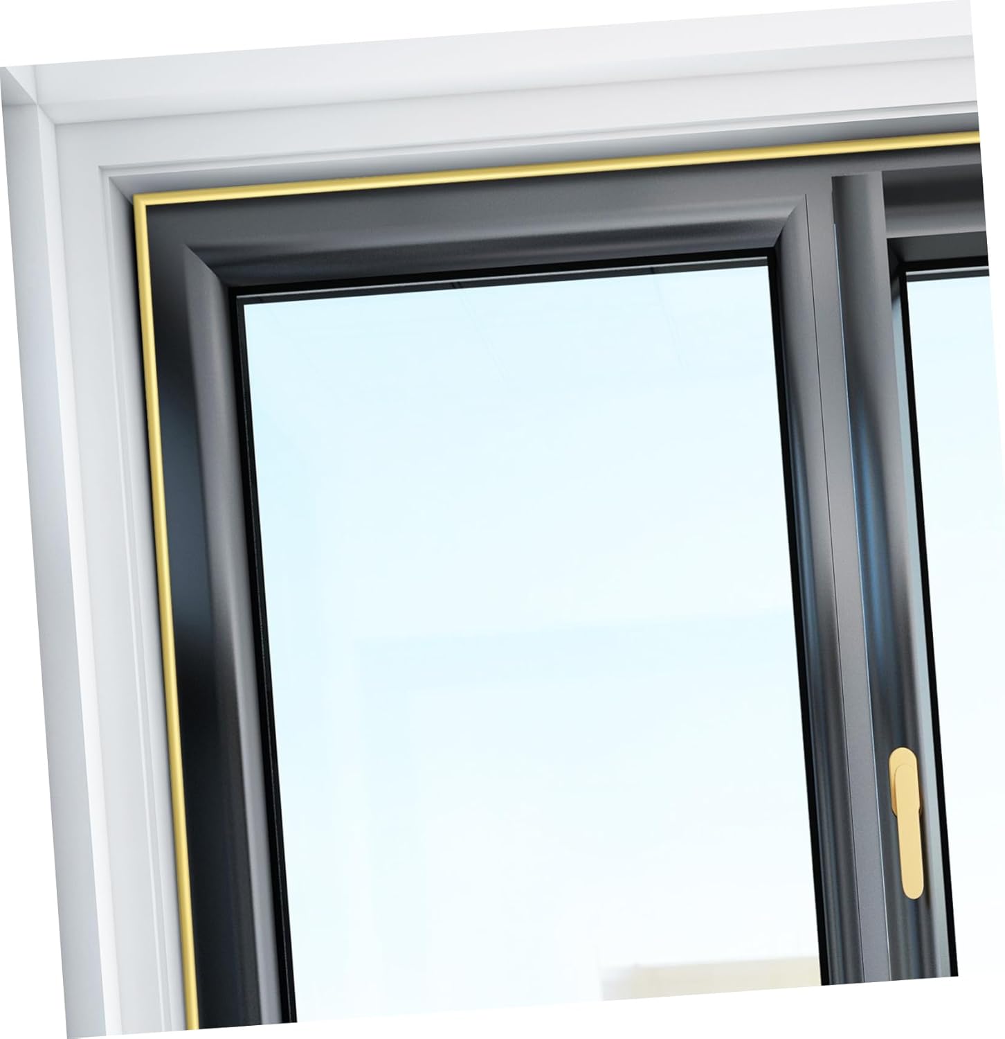 POPETPOP 6rolls Flexible Peel and Stick Molding Trim of Wall Trim for Mirror Frame Cabinet and Ceiling Decorative Wall Moulding for Home Decor