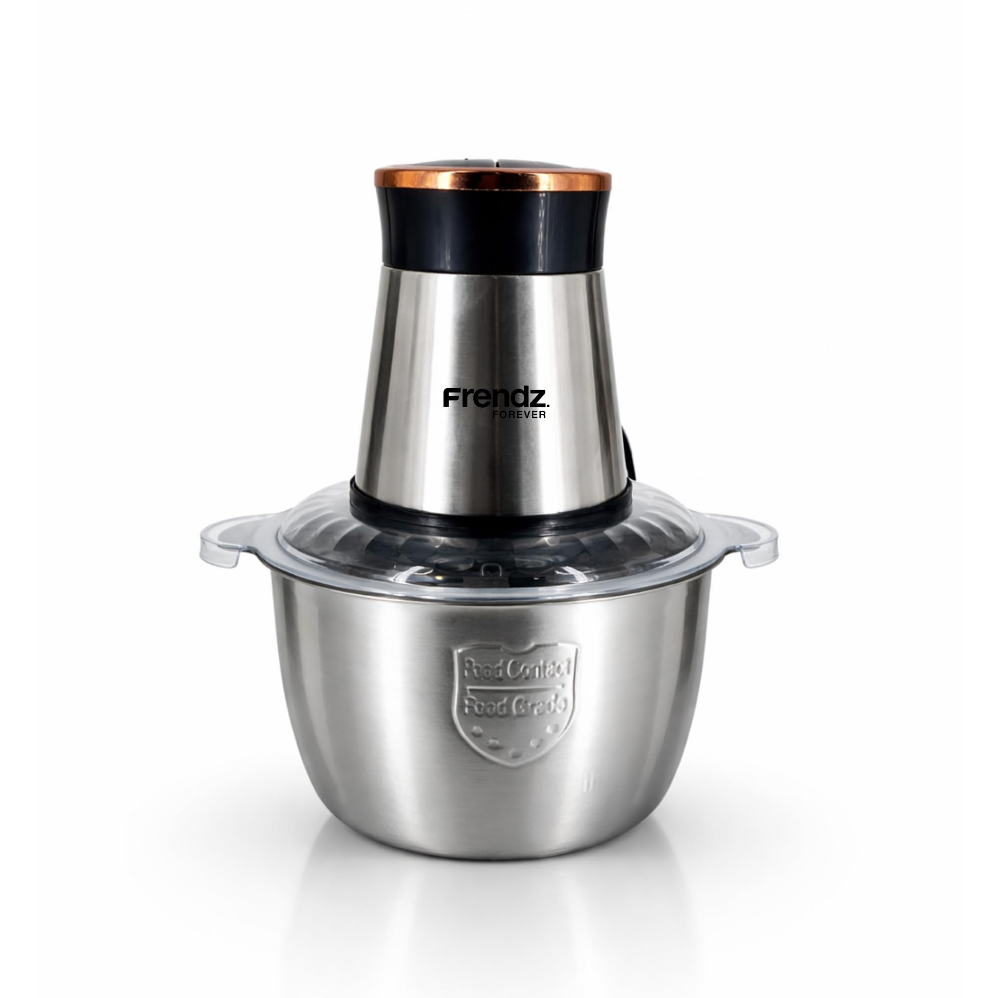 250W Electric Food Chopper | 2L Stainless Steel Bowl | 2 Speed Modes | Multi-Function Kitchen Chopper for Vegetables, Fruits, Meat & Nuts | Powerful Motor | Easy to Clean | Silver-image-47