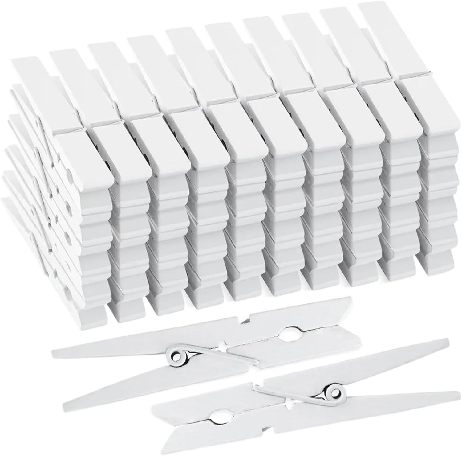 Photo Clips 150/300Pcs Colored Wooden Clothespins Clothes Pins for Crafts Hanging Clips DIY Pin for Home(150pcs)