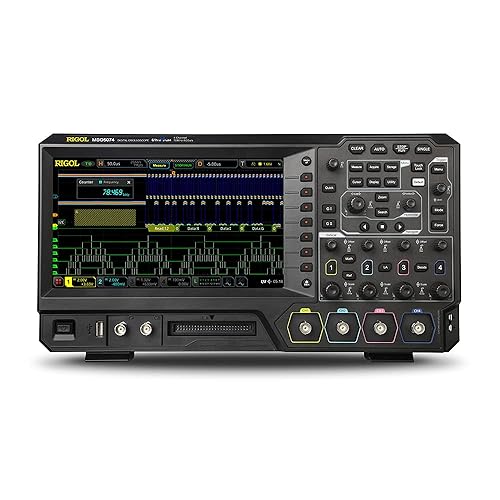 RIGOL MSO5074 70 MHz Mixed Signal Oscilloscope with 4 Analog Channels and UltraVision II High-Speed Oscilloscope