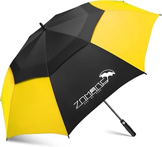ZOMAKE 62/68 Inch Golf Umbrella Extra Large Oversized Umbrella Windproof Automatic Open with Double Canopy Vented for Rain