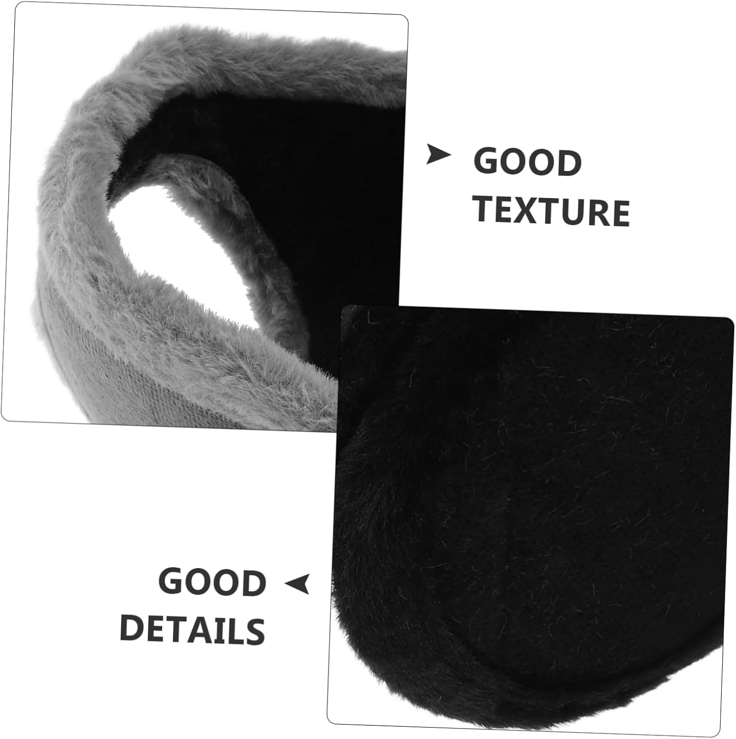 Beavorty Fleece Winter Ear Muffs for Men and Women Warm Soft Earmuffs for Cold Weather Adjustable Ear Covers for Skiing and Outdoor Activities