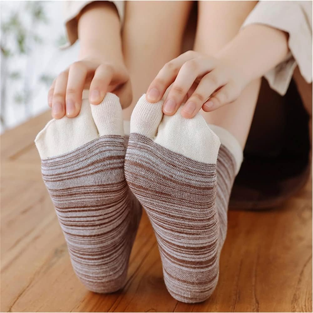 Retro Mid-tube Sandal Sock Japanese Harajuku Cotton Clogs Socks 3 Pairs for Men Women