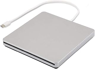 Drive externo de CD DVD, leitor de CD 3D portátil, ultrafino, USB, portátil, tipo C, CD/DVD-RAM, Superdrive CD+/RW gravador/leitor para PC computador, g1