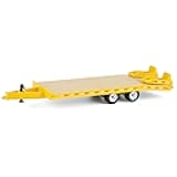 First Gear DCP 1/64 Beavertail Equipment Trailer (Equipment Yellow with White Rims) 60-2142