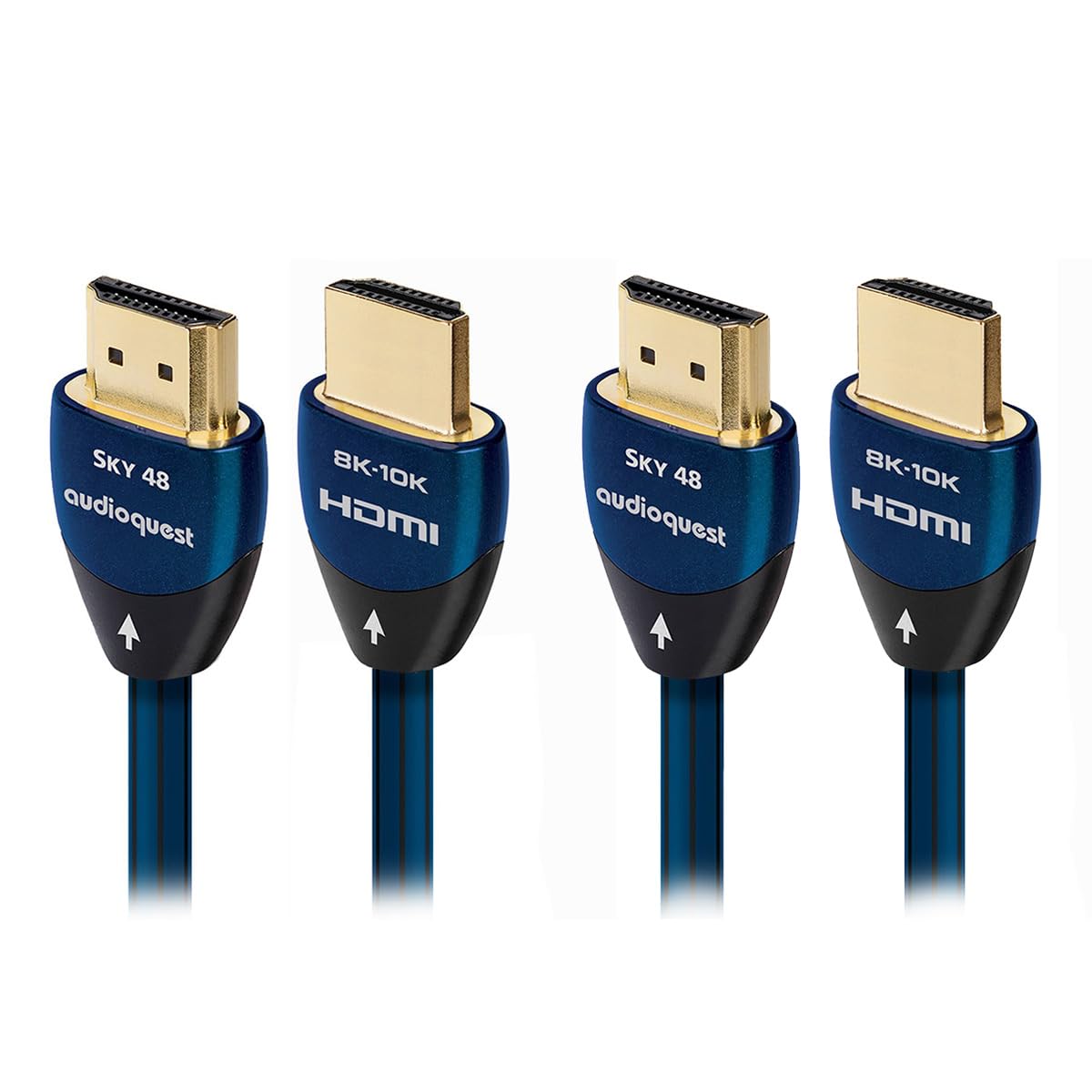 AudioQuest Sky 48 2.1 HDMI Cable - 8K/10K Ultra HD, Gaming, High-Speed, 48Gbps, HDR, eARC - 0.75m