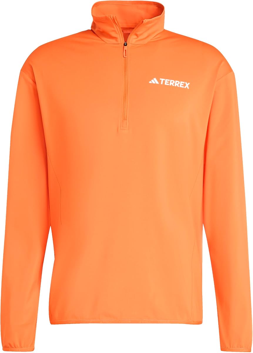 mens Terrex Multi Climawarm Half-zip Tech Fleece Hiking Sweatshirt