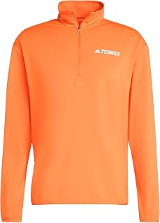 mens Terrex Multi Climawarm Half-zip Tech Fleece Hiking Sweatshirt