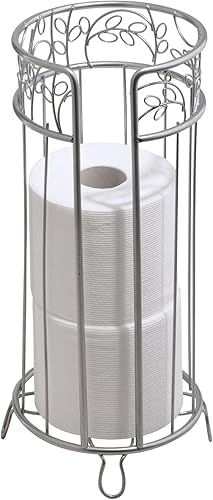 mDesign, estantería para el baño, para toallas, jabón, champú, loción, accesorios, 3 niveles, cromada