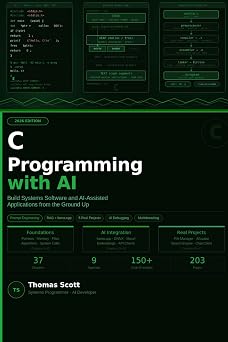 C Programming with AI A Complete Beginners Guide to C Programming, Systems Development, and AI-Assisted Applications