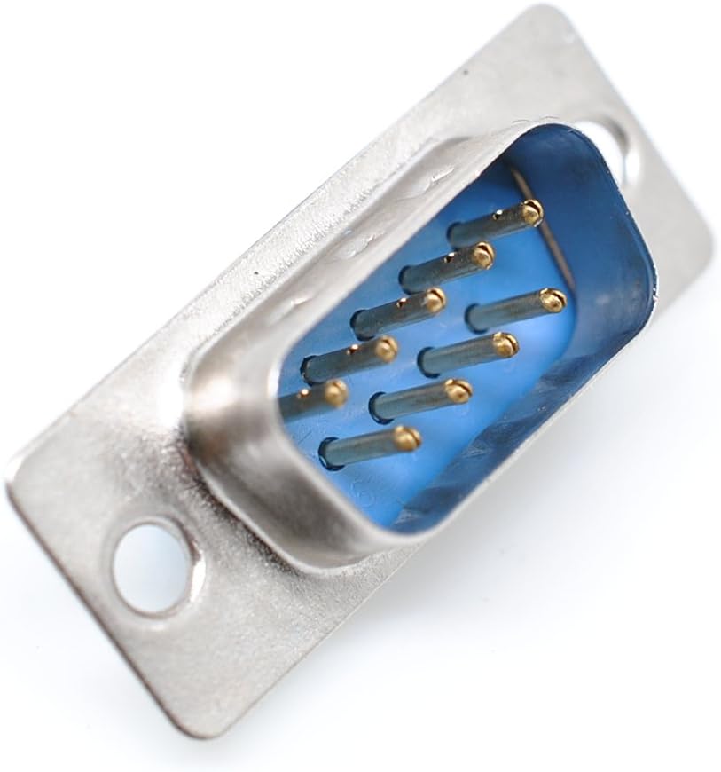 DB9 Male Female 9 Pin Solder Type D-Sub Connector 20 Pack image 2