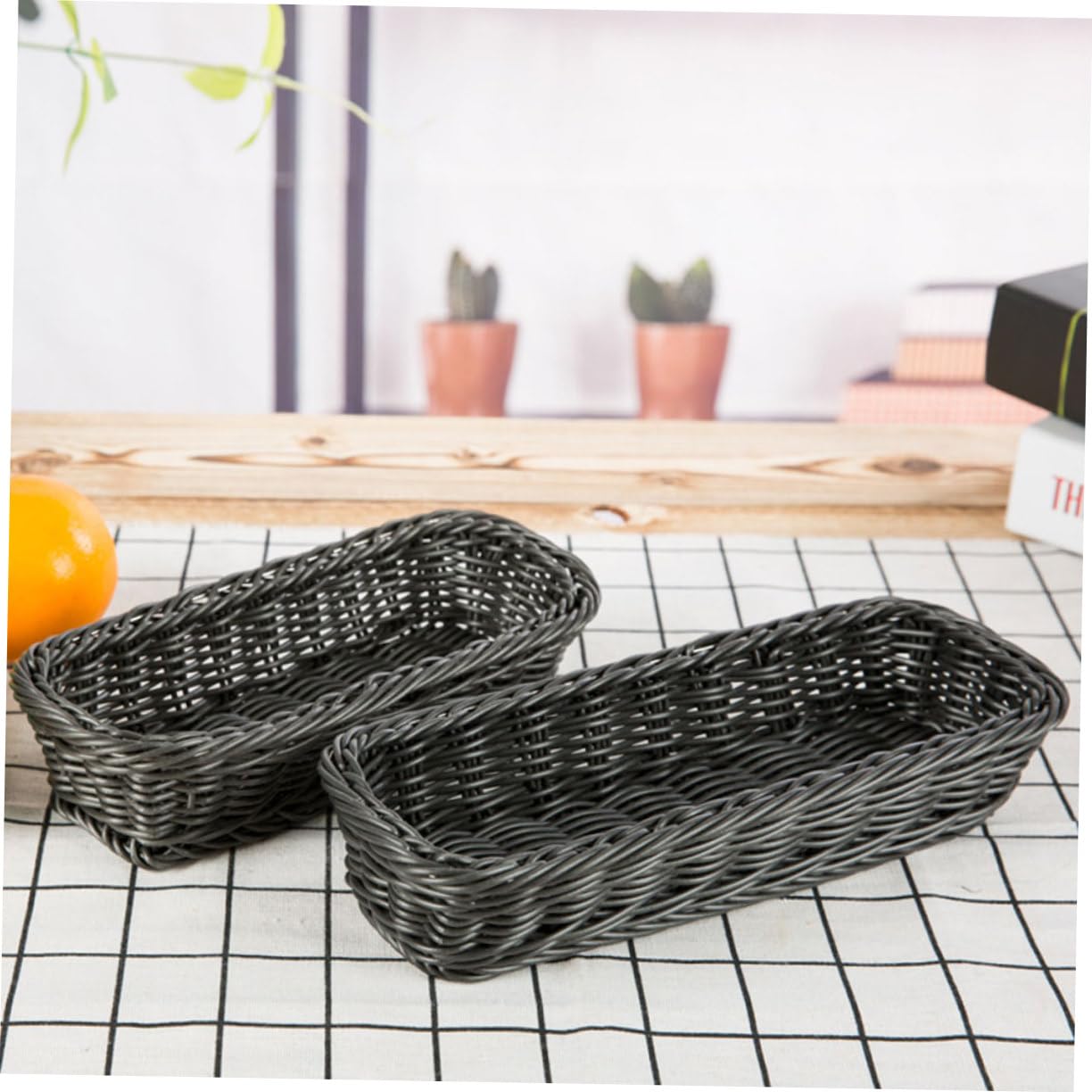 Bac Couvert Lave Vaisselle HOLIDYOYO Panier De Rangement Tressé Imitation Rotin Pour Bac A Couverts Pour Tiroir Bac Couvert Lave Vaisselle HOLIDYOYO Panier De Rangement Tressé Imitation Rotin Pour Bac A Couverts Pour Tiroir