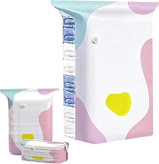 Vacuum Storage Bag Compression No-Pump Packing Sealing Comforter Organizer | Vacuum Transportation Bags for Home Apartment Dormitory Closet Wardrobe Luggage Suitcase Bedding Blanket Mattress Cloth