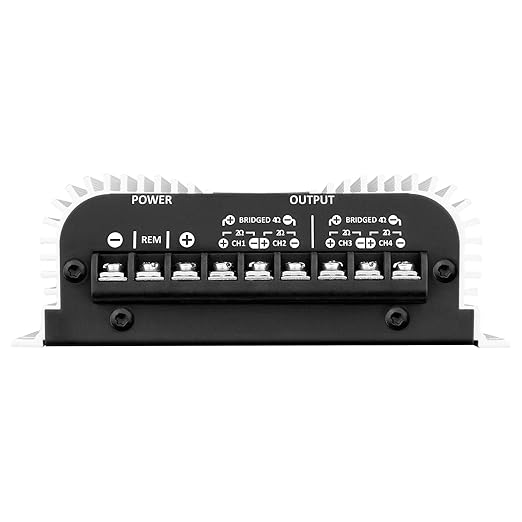 Amplificador Taramps TS 400x4 4 Canales 400 Watts RMS Blanco miniatura 12