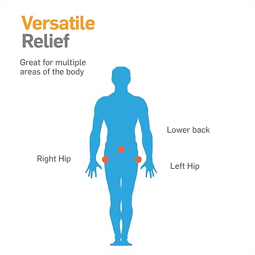 Miniatura 6 de NatraCure Envoltura para aliviar el dolor de cadera o frío y espalda baja para dolor de espalda lumbar, hernia discal, caderas rígidas, bursitis,