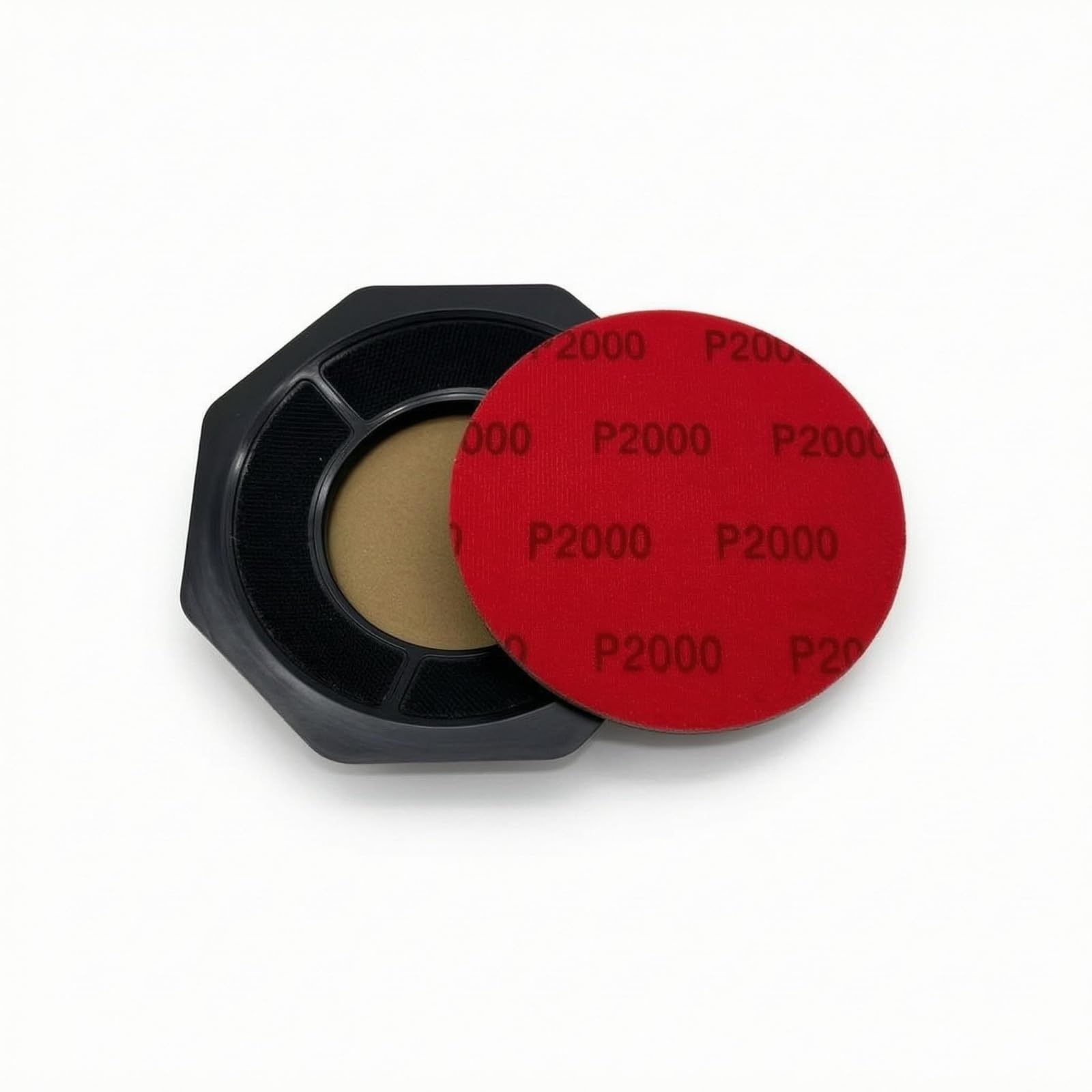 Hard Molded Octagonal Sanding Holder Segmented Grip Sanding Disc Holder Universal Hand Sander, Black | Sporting Goods | Team Sports | Bowling | Other Bowling-image-48