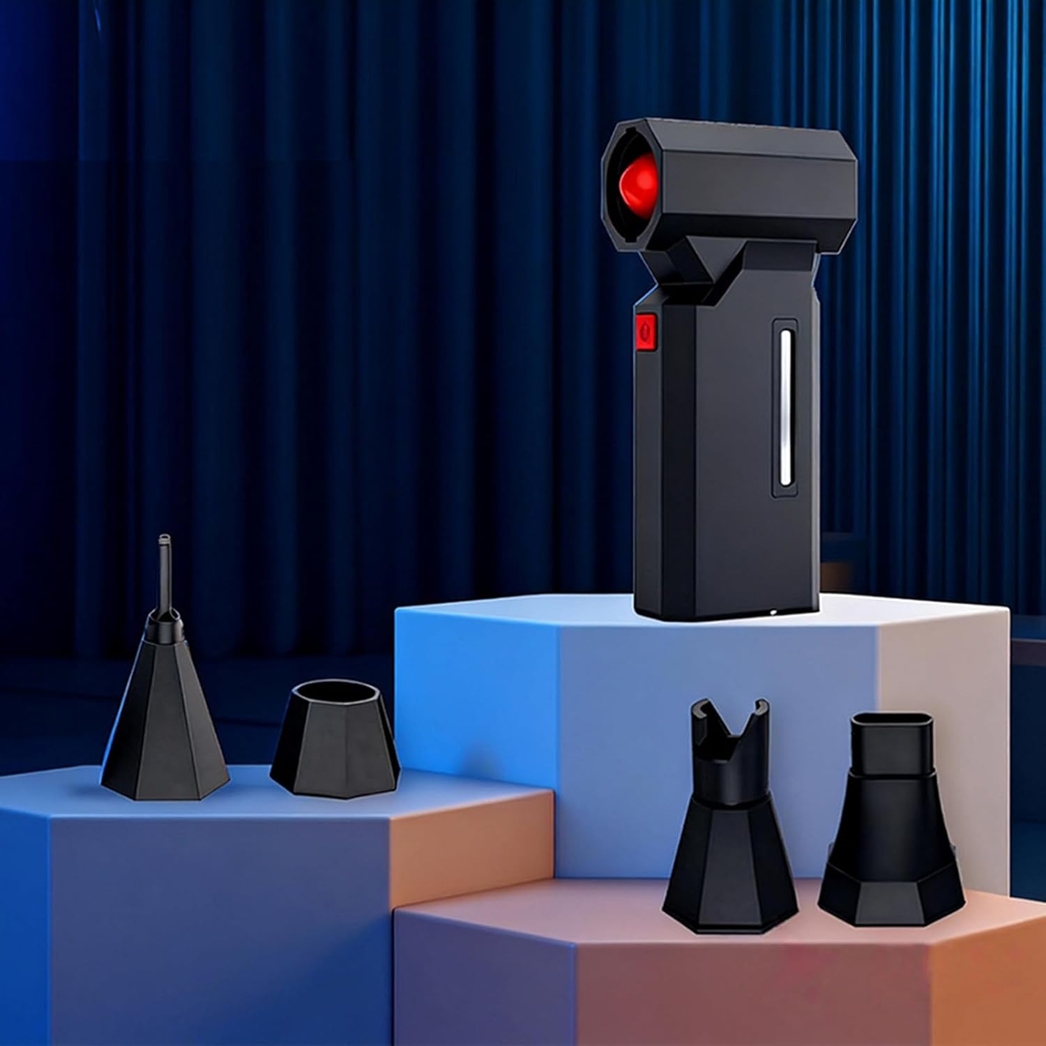 1Set 130,000RPM Efficient Blower Featuring 5 Speed Control for Unique Airflows 4000mAh Battery Fast Charging Technology Portable Turbines Blower