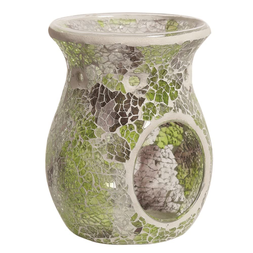 Aromatize Green Aroma Wax Melt Burner - Jade Crackle Ar17775