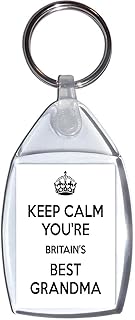 Keep Calm You're Britain's Best Grandma - Keyring