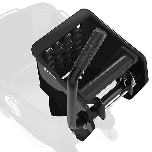 Miniatura 4 de Dryser Repuesto de escurridor de prensa lateral para cubo de fregona comercial, 26 y 33 cuartos de galón - Negro