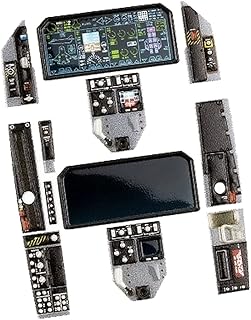 Red Fox QS-32133 1/32 F-35A Lightning II 3D Acrylic Cockpit Instrument Panel (for Trumpeter)