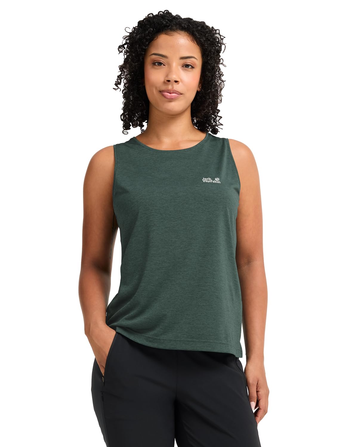 Jack Wolfskin WILDTRAIL Tank Top W, Sago Palm, L