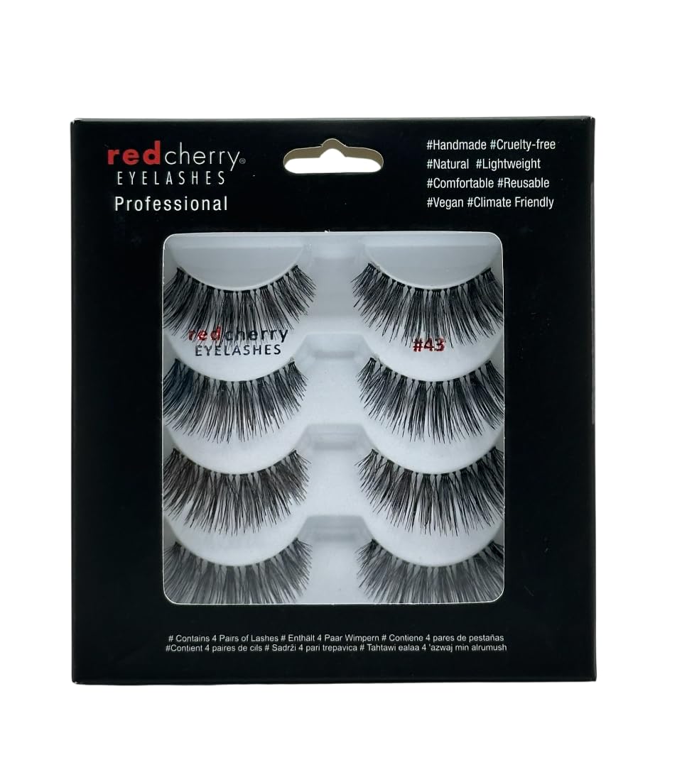 Red Cherry #43 False Eyelashes (Pack of 20 Pairs)