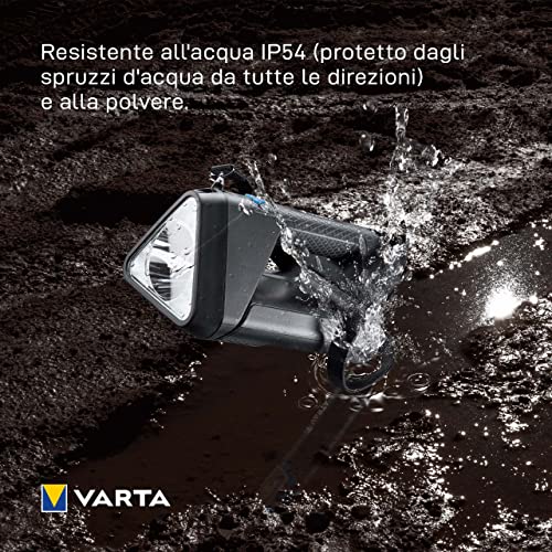 Varta Work Flex BL30R Con Batteria Ricaricabile Agli Ioni Di Litio (Luce Da Lavoro Per Illuminazione Ambientale, Officina, Auto, Ausilio Per Il Lavoro) - 9