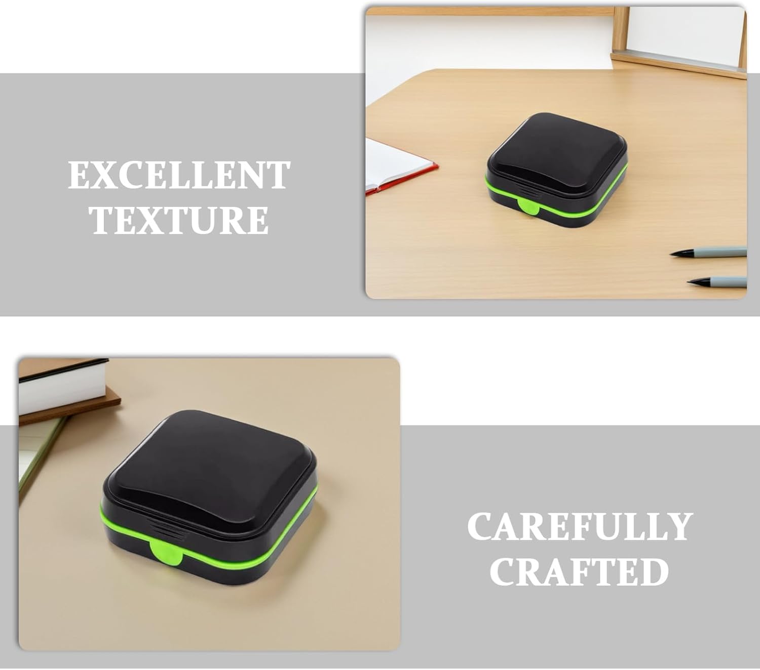 Travel Storage Case for Hearing Devices Shockproof Holder Material Compact Convenient Design
