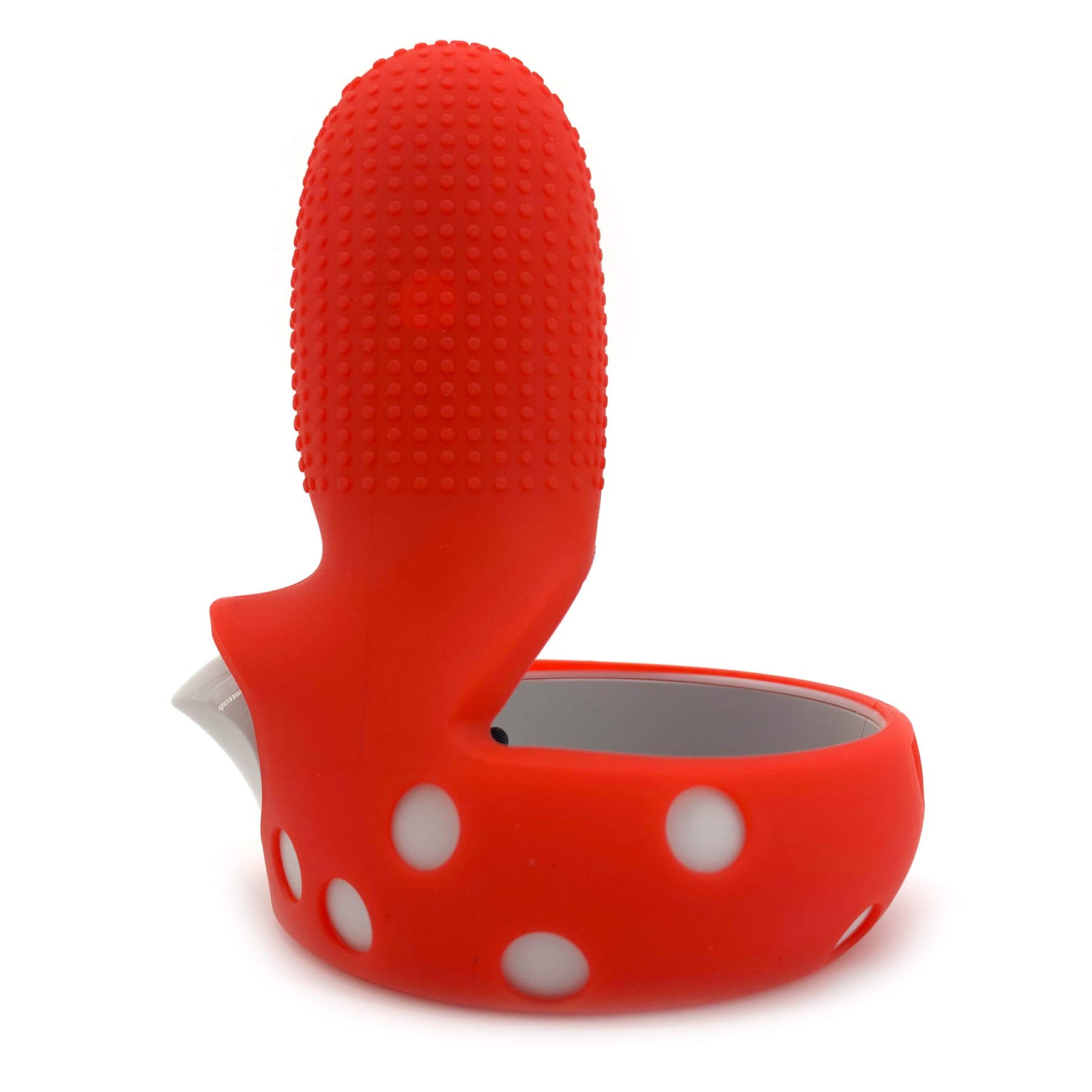 Cubierta de agarre para controlador táctil Oculus Quest 2 Premium Gel Shell Silicona Grip Protecciones Piel (Rojo)