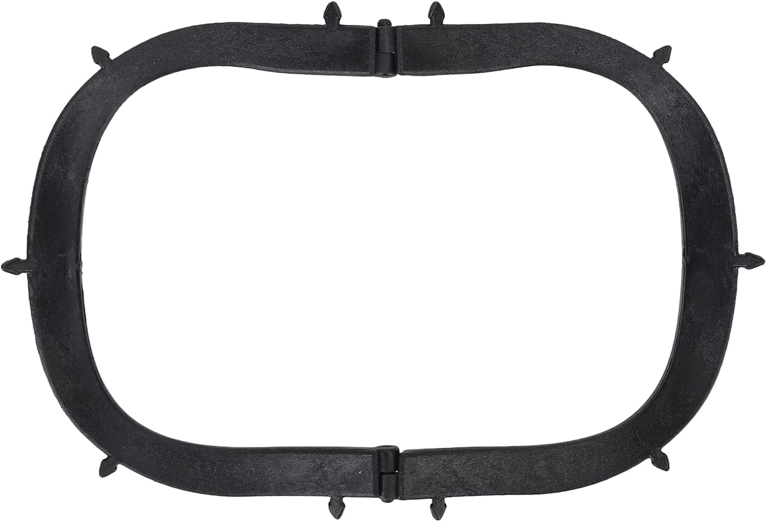 Dental Dam Frame, Portable Professsional Black Plastic Rubber Dam Frame