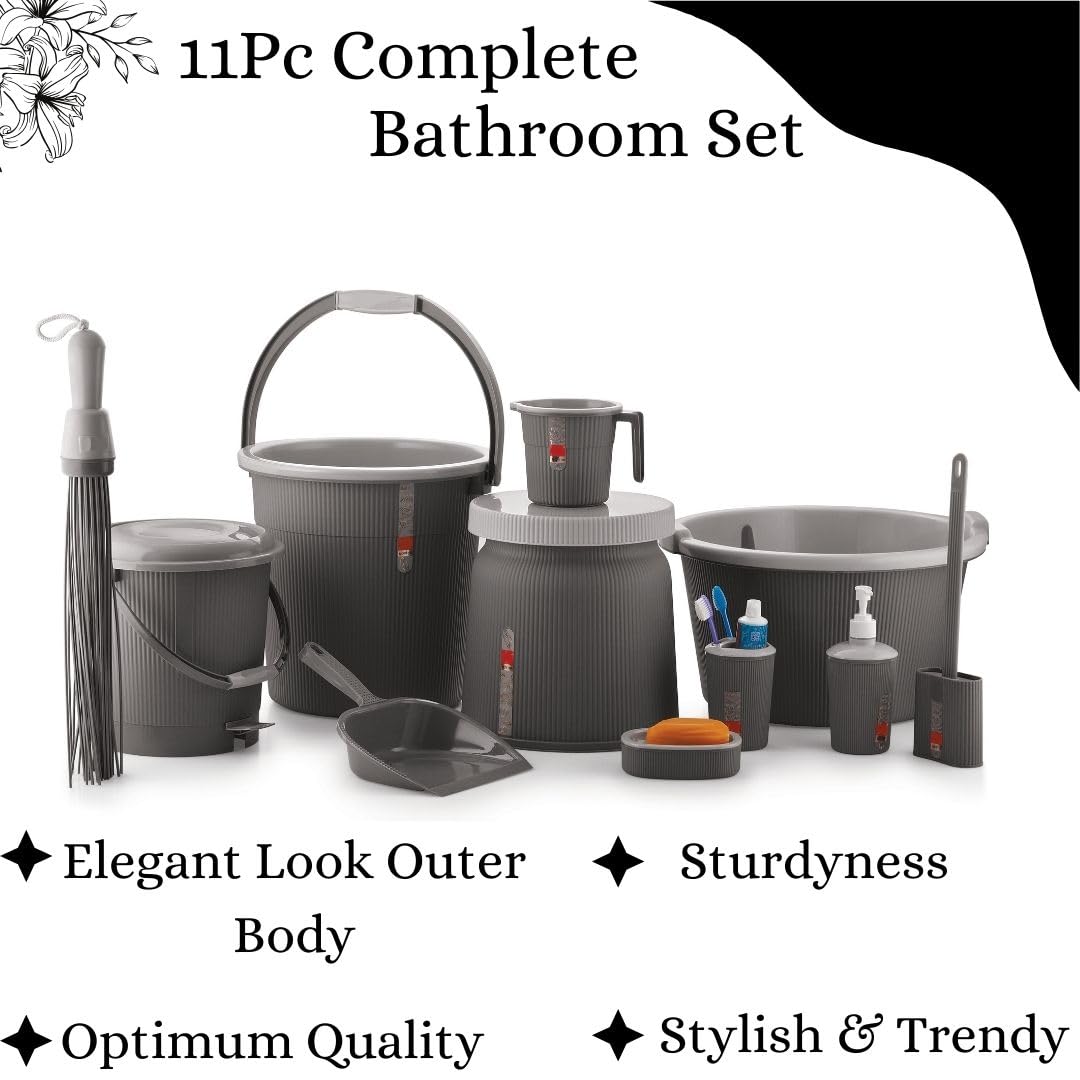 Nabhya Newton 11-Piece Bathroom Set - Organize Your Space -7 Nabhya Newton 11-Piece Bathroom Set - Organize Your Space -7