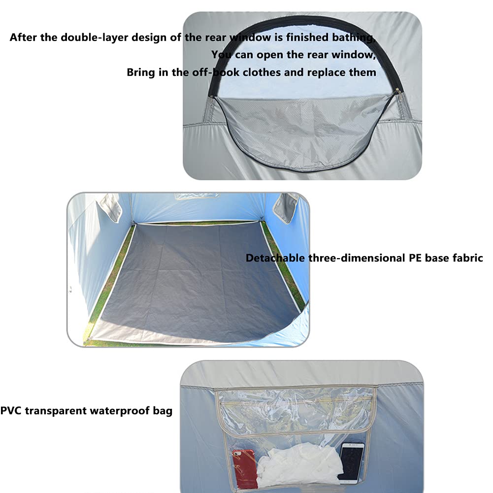 Portabile Tenda Pop-Up Campeggio per la Privacy, Spiaggia Tenda Spogliatoio, per Spiaggia in Campeggio Esterni, Ia Privacy, Campeggio, WC, Spogliatoio 160 * 160 * 240CM