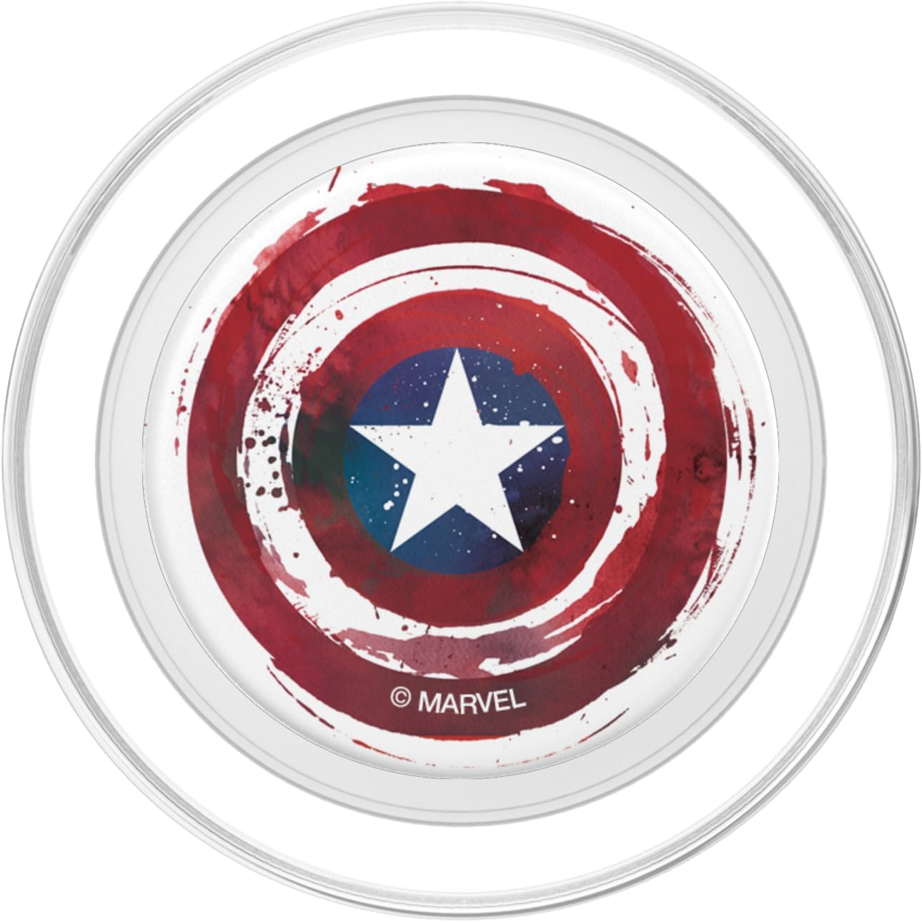 Marvel Captain America Painted Shield PopSockets MagSafe PopGrip for iPhone