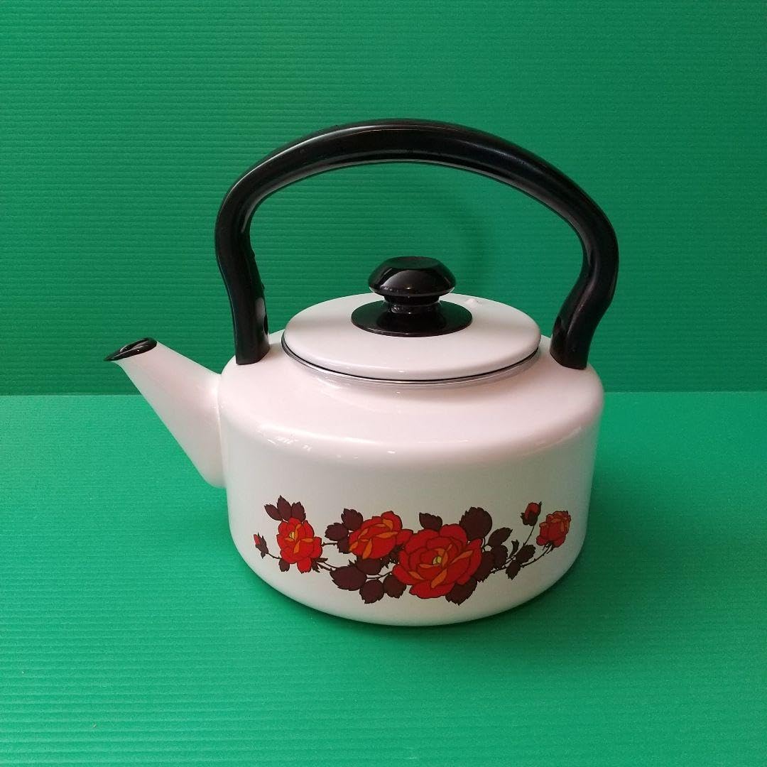 レトロ ケトル ホーロー vintage 昭和 レトロ ホーロー 琺瑯 やかん レトロ ケトル ホーロー vintage 昭和 レトロ ホーロー 琺瑯 やかん