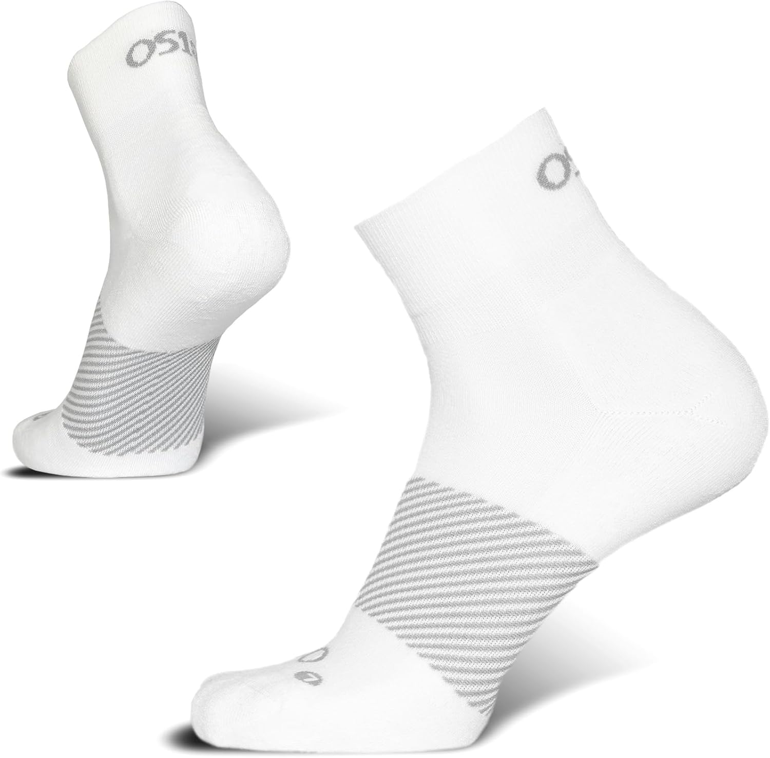 OS1st Wicked Comfort Quarter Crew Socks with light compression for maximum cushion, blister protection and breathable fabric