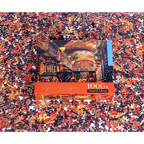 Ingooood- Jigsaw Puzzle- Fantasy Series-Classical Library- 1000 Pieces For Adult #TOP4