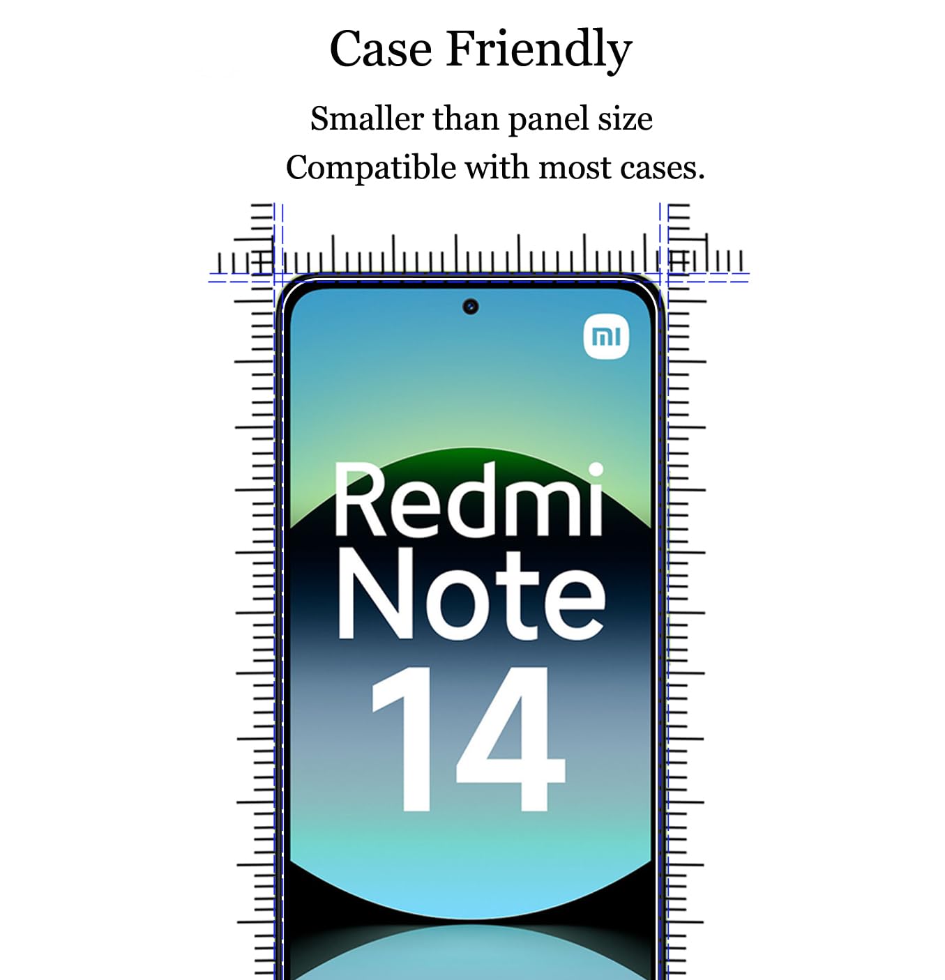 Panzer Glas Schutzfolie Für Xiaomi Redmi Note 14 4G – 2 Stück Display + 2 Kameraschutz, 9H Härte