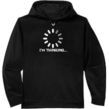 Gaming Computer Nerd Geek Thinking Gamer Performance Hoodie