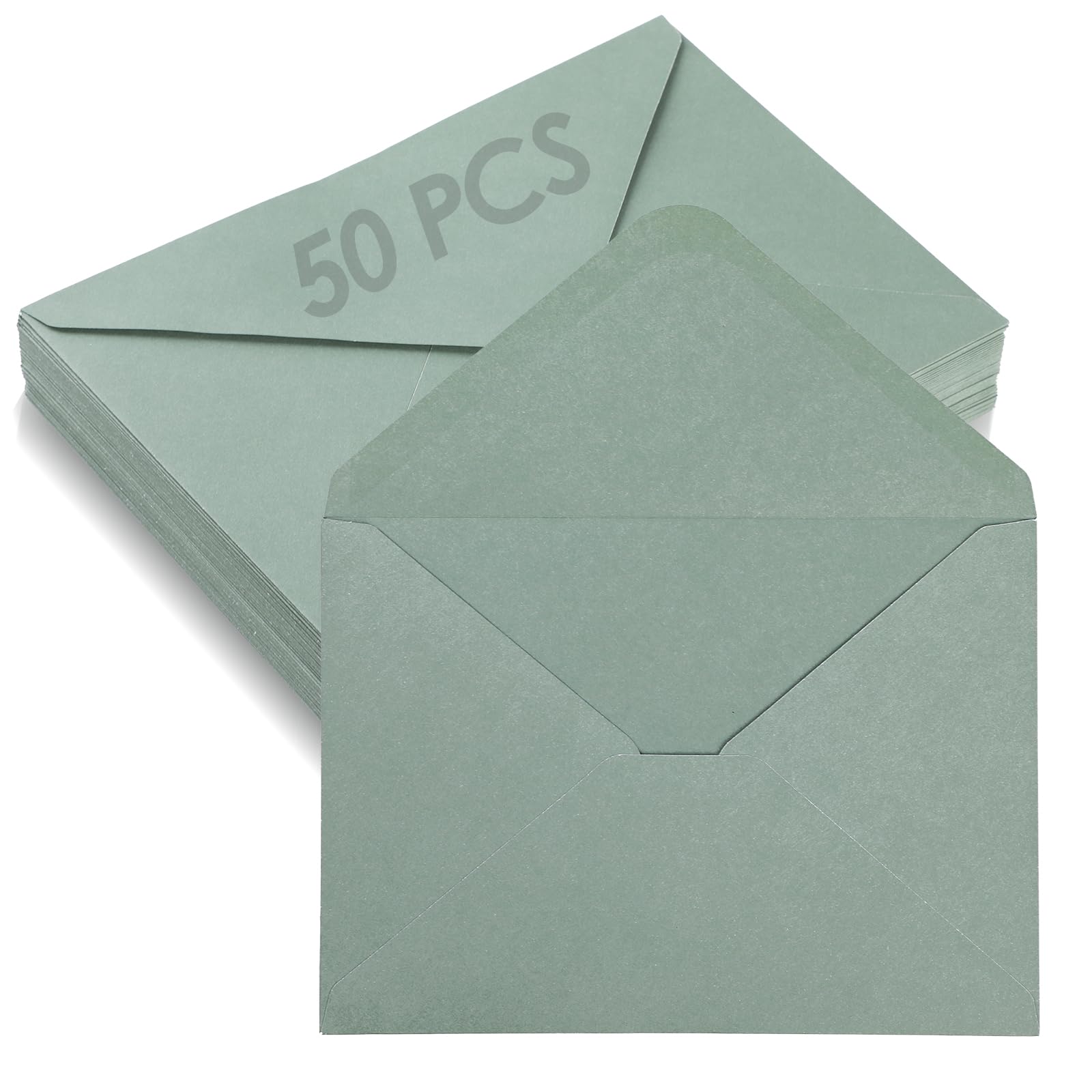 GeeRic 50 Pack Kraft Envelopes Self-Sealing (Size: 185x131mm)