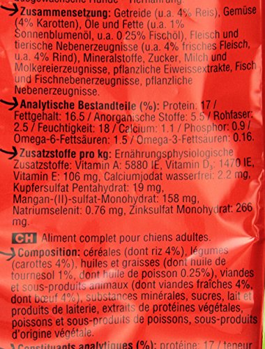 Frolic Hundefutter Trockenfutter für kleine Hunde mit Rind, Karotten und Getreide, 1 Beutel (1 x 1kg)